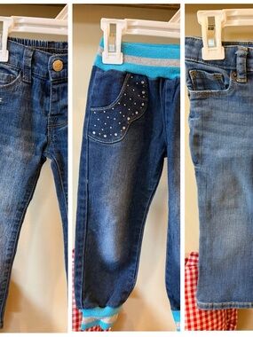 Bebe Gap Toddler Girls Jeans Bundle of 3